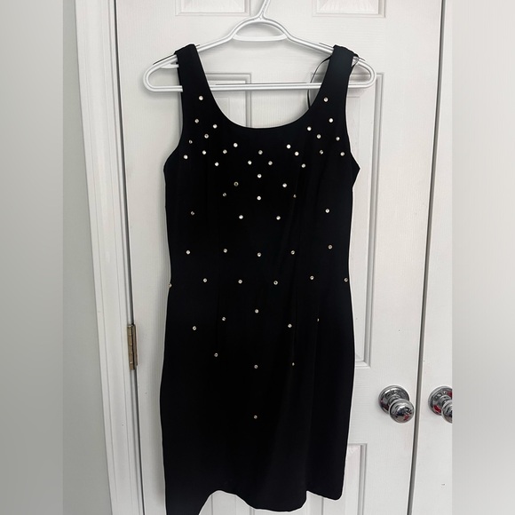 Vintage Misty Lane gem black dress - Picture 1 of 4